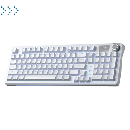 Клавиатуры AULA S98 White 3in1 (BT, 2.4 GHz, Wired)